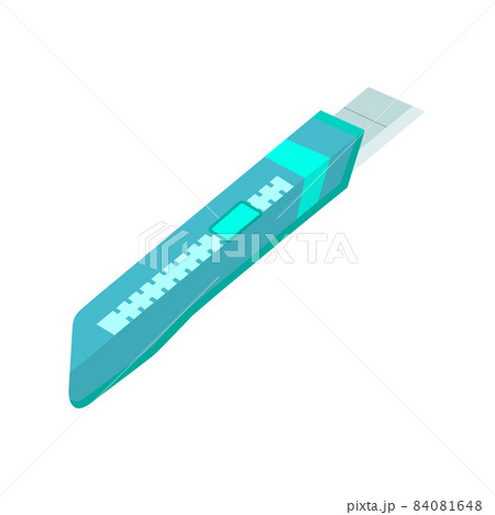 Cutter hardware icon. Flat illustration of cutter hardware vector icon 84081648