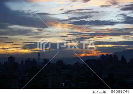 夕陽 西日 落陽 84081742