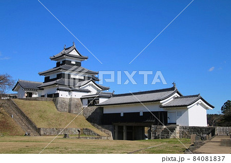 秋の小峰城(福島県・白河市) 秋の小峰城(福島県・白河市) 84081837