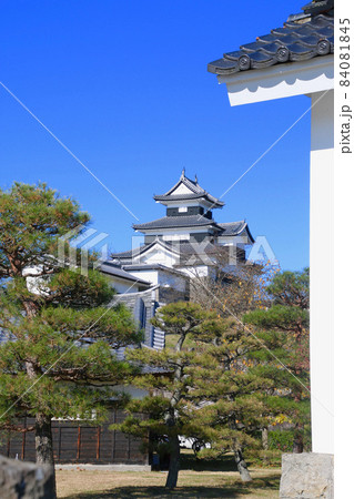 秋の小峰城(福島県・白河市) 秋の小峰城(福島県・白河市) 84081845