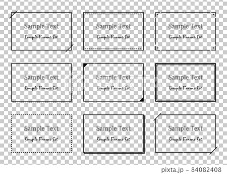 Simple and easy-to-use square frame 2 84082408