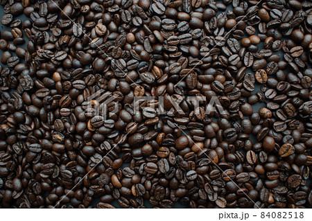 コーヒー豆　俯瞰 84082518