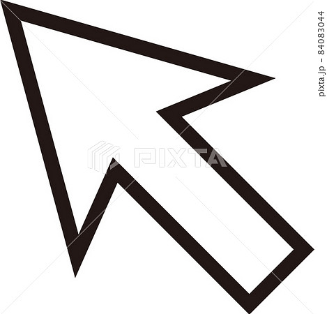 マウスカーソルアイコン ポインタのイラスト素材