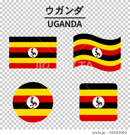 Uganda flag illustration 84083060