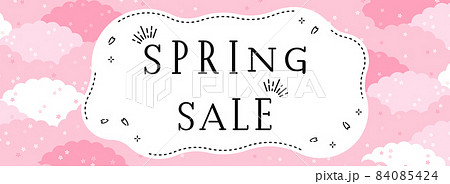 春セール向け　満開の桜　バナーテンプレート 84085424