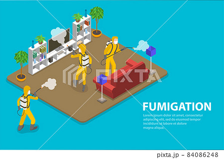 3D Isometric Flat Vector Conceptual Illustration of Disinfection and Cleaning. 3D Isometric Flat Vector Conceptual Illustration of Disinfection and Cleaning. 84086248
