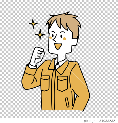 やる気に満ちた工務店の男性 84088282