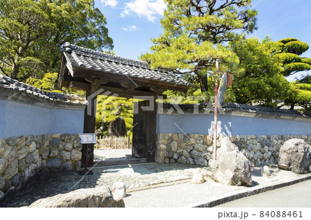 八日市・護国地区の町並み　本芳我家住宅　庭園 84088461