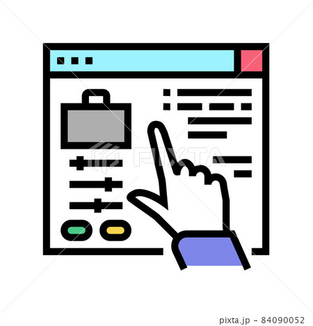 management business color icon vector illustration management business color icon vector illustration 84090052
