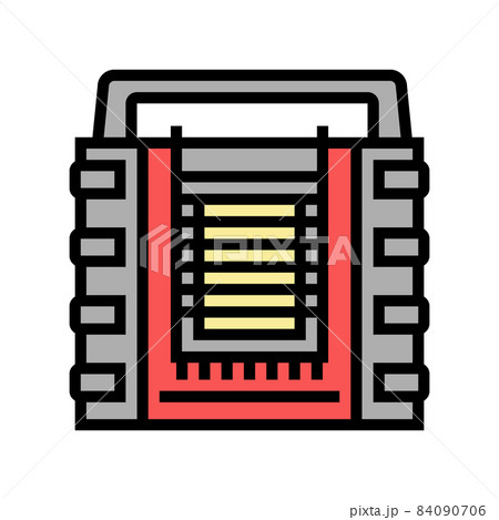 heater portable color icon vector illustration 84090706