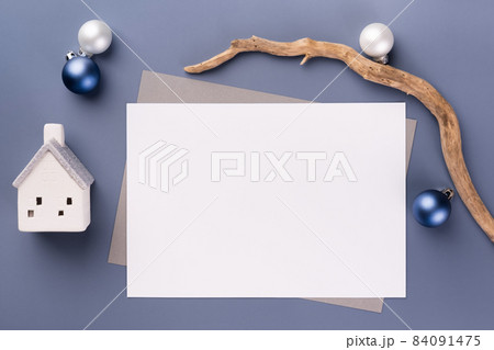 Christmas Greeting Card Mockup in luxury style Christmas Greeting Card Mockup in luxury style 84091475