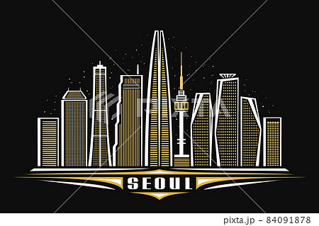 Vector illustration of Seoul 84091878