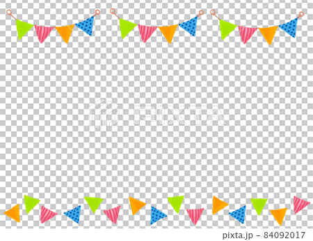 Simple background of garland - hand-drawn illustration Simple background of garland - hand-drawn illustration 84092017