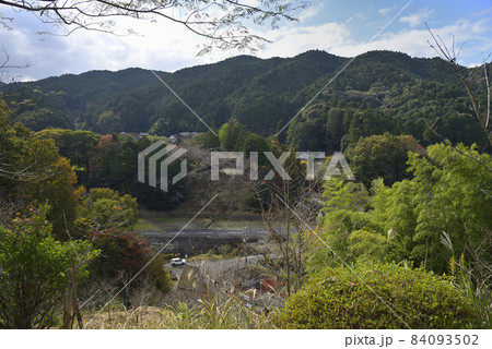 柳生正木坂剣禅道場から見た景色(奈良県奈良市柳生町) 柳生正木坂剣禅道場から見た景色(奈良県奈良市柳生町) 84093502