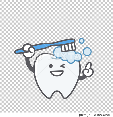 Simple and cute illustrations of teeth brushing... - Stock Illustration  [84093896] - PIXTA