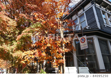 ⒒月、秋の軽井沢、紅葉の葉も散り町は冬の準備、 ⒒月、秋の軽井沢、紅葉の葉も散り町は冬の準備、 84095250