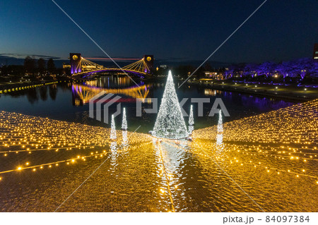 環水公園　イルミネーション 84097384