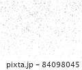 白い背景の銀の紙吹雪 84098045