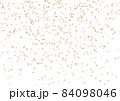白い背景の銅の紙吹雪 84098046