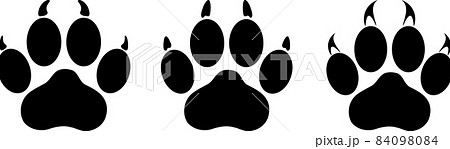 Paw, dogs, cats, cat paw, dog paw, animal, logo, icon 84098084