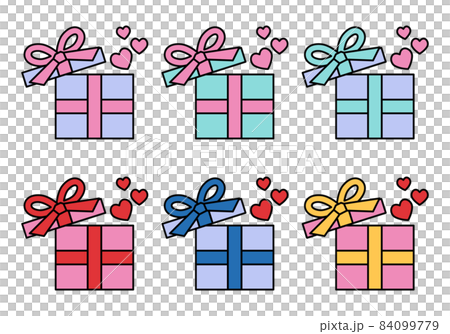プレゼント　アイコン　セット 84099779