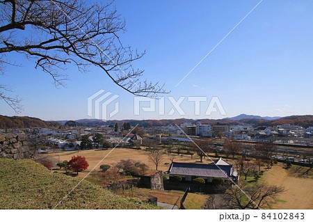 小峰城からの眺め(福島県・白河市) 小峰城からの眺め(福島県・白河市) 84102843