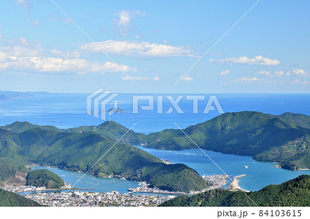 便石山(象の背から白石湖、引本浦を望む)　【三重県尾鷲市・紀北町】 84103615