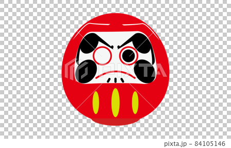 Daruma doll illustration of one eye 84105146