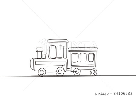 Train Clipart Png 4 - Toy Train Drawing Easy, Transparent Png , Transparent  Png Image - PNGitem