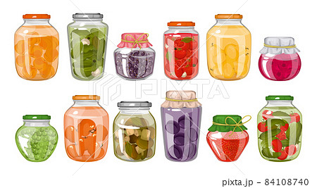 Homemade Canned Food Colored Set Homemade Canned Food Colored Set 84108740