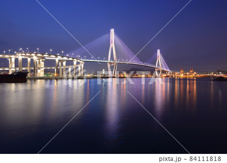 釜山港大橋 風景 足 84111818