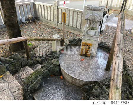 東京浅草 浅草浅間神社の浅草富士の写真素材