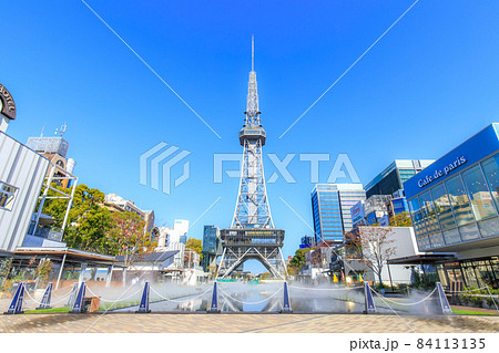 名古屋市　栄のヒサヤオオドオリパークと名古屋テレビ塔 84113135