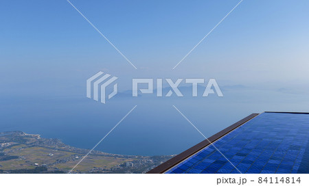 琵琶湖テラスからの眺め　雲海 84114814