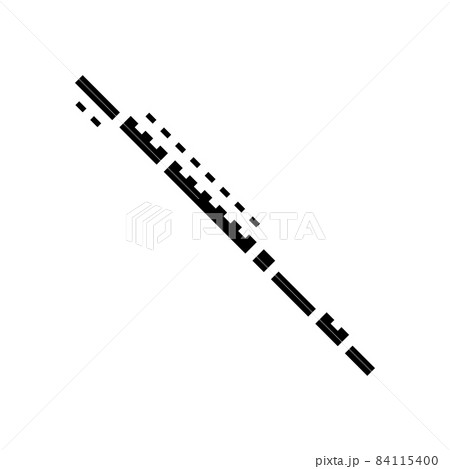 flute music playing instrument glyph icon vector illustration flute music playing instrument glyph icon vector illustration 84115400