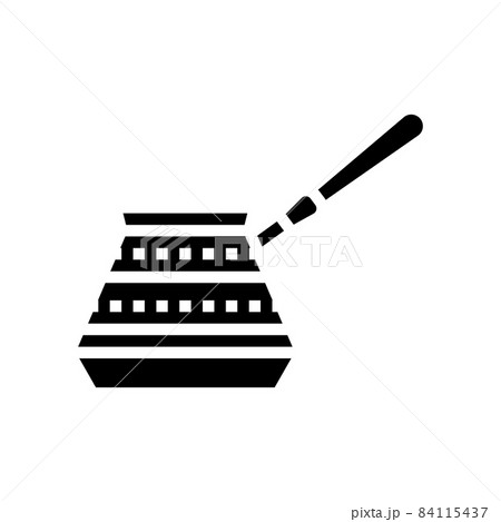 turkish cezve coffee make tool glyph icon vector illustration turkish cezve coffee make tool glyph icon vector illustration 84115437