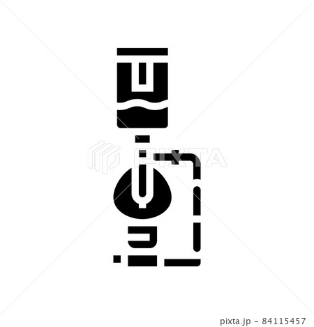 syphon coffee maker glyph icon vector illustration syphon coffee maker glyph icon vector illustration 84115457