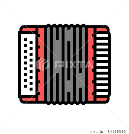 accordion classic musician instrument color icon vector illustration accordion classic musician instrument color icon vector illustration 84116316