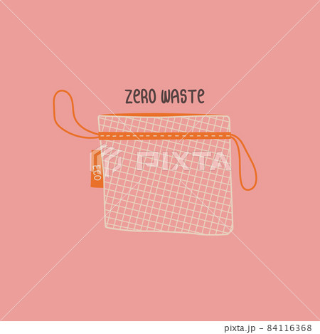 Reusable mesh bag for fruits and vegetables. No plastic and zero waste concept. Vector isolated doodle illustration. Eco-friendly shopping bag. Reusable mesh bag for fruits and vegetables. No plastic and zero waste concept. Vector isolated doodle illustration. Eco-friendly shopping bag. 84116368