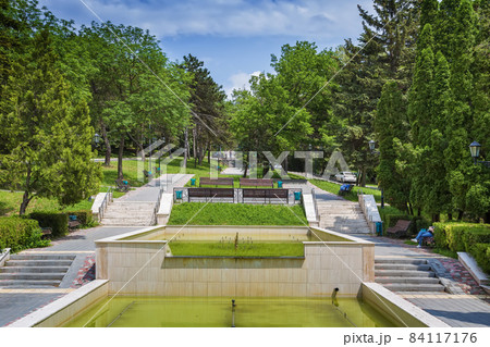 Boulevard in Pyatigorsk, Russia 84117176