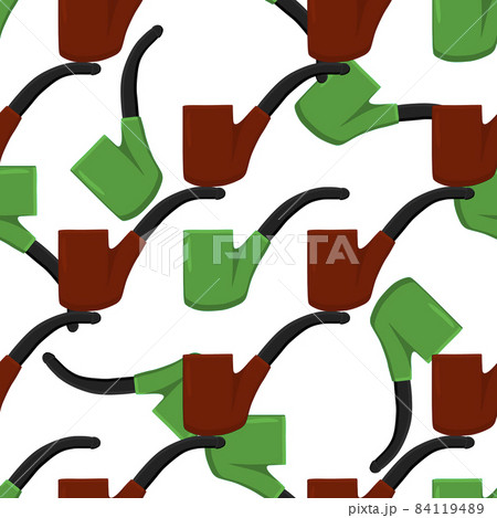 Irish holiday St Patrick day, seamless smoking pipes 84119489