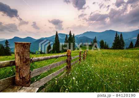 Mountain summer landscape Mountain summer landscape 84120190