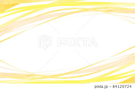 背景素材　水彩テクスチャー　虹色ストライプ 84120724