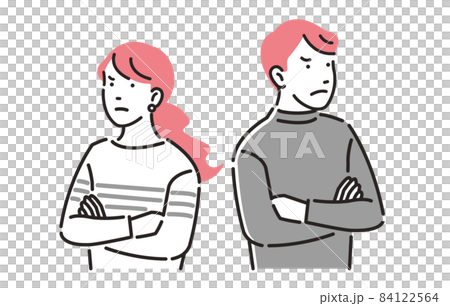 人物 夫婦喧嘩 人物 夫婦喧嘩 84122564