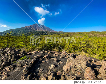 鹿児島・桜島有村溶岩展望所 84124849
