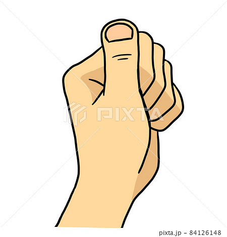 まむし指のカラーのイラスト 84126148