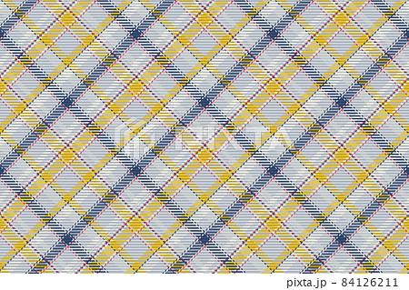 Seamless pattern of scottish tartan plaid. Christmas background with check fabric texture. Vector backdrop striped textile print. 84126211