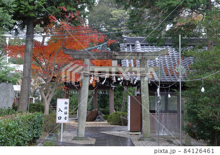 神社の鳥居（白山宮　愛知県 日進市） 84126461