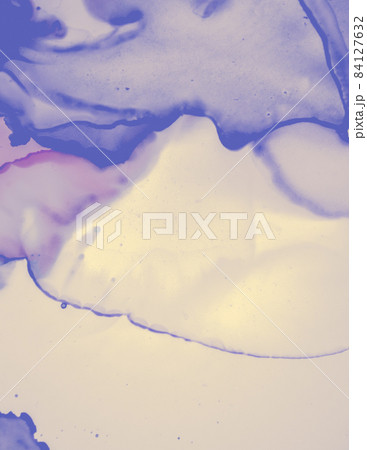 Wedding Invite Template. Yellow Pastel Flow 84127632