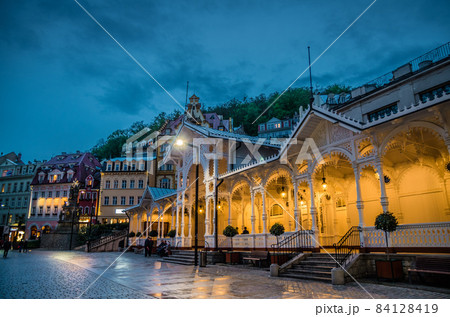 The Market Colonnade Trzni kolonada wooden colonnade with lights 84128419
